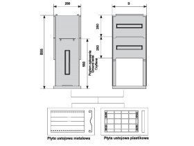 Fundament termoutwardzalny FTN 40 lakier IOB-51301-01-000 INCOBEX