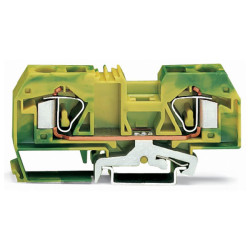 WAGO 283-907 12mm 2-conductor Ground Terminal Block Green-yellow AWG 24-6