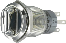 Przełącznik obrotowy wandaloodporny TRU COMPONENTS 701826, 250 V/AC, 3 A, Pozycje przełączenia 3, 2 x 45 °, IP65, 1 szt.