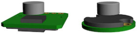 RAMK016I MP Rotational Absolute Magnetic Kit Encoder Version 12 mm and Version 16 mm Medium Precision Position Sensor