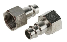 Szybkozłączka pneumatyczna, materiał Stal, złącze G 3/8 żeńskie, RS PRO CEJN 320, JWL 520, JWL 530, Legris, Parker PEF,