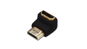 Adapter Hdmi Highspeed 2.0 Z Eth. Kątowy Typ Hdmi A/Hdmi A, M/Ż Czarny...