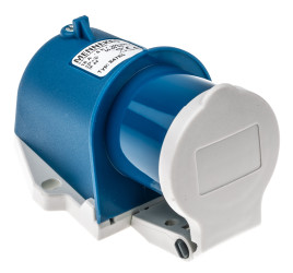 Złącze przemysłowe - zasilające 16A Gniazdo 230 V 3P Męski MENNEKES Niebieski Montaż ścienny IP44