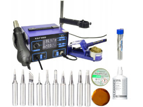 Stacja Lutownicza WEP 992D +10 grotów cyna kalfonia