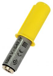 ADA FM12/FD4-GE Przejściówka, adaptor, gniazdo 4mm, gwint wewnętrzny M12, ELECTRO-PJP, ADAFM12/FD4-GE jak SA7005/M12/GE