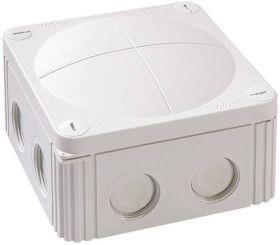 Skrzynka przyłączeniowa Wiska Combi 607/leer, IP66/IP67, (D x S x W) 110 x 110 x 66 mm, szaro-biały (ral 7035), 1 szt.