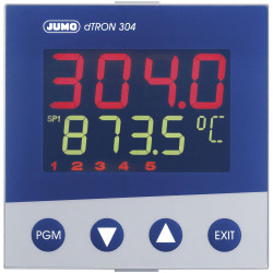 Jumo 703044-1 dTRON 304 PID Temperature Controller -200&#xB0;C to 2400&#xB0;C
