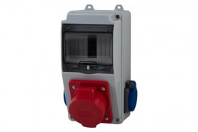 Rozdzielnica LAGO 5M - gniazda 16A 5p, 2x230V /5 modułów/