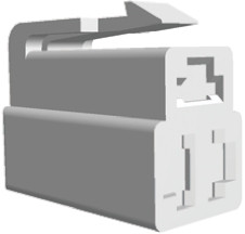 Obudowa do konektorów zaciskanych Wtyczka 3-pinowe Naturalny 22.9mm