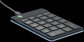 RGOCONMWDBL Numeric keyboard, USB, compact, ergonomic