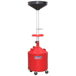 Sealey AK80D Mobile Oil Drainer 80L Gravity Discharge