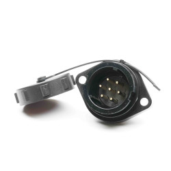 Złącze wielostykowe przemysłowe 7-pinowe Montaż na kołnierzu Gniazdo RS PRO