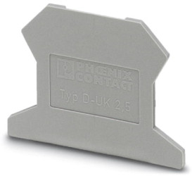 End cover for terminal block, 3001022