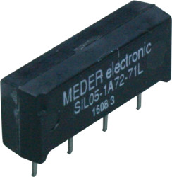 Reed relay, 5 V (DC), 1 Form A (N/O), SIP, 10 W, SIL05-1A72-71L