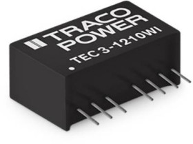 TracoPower TEC 3-2411WI Przetwornica DC/DC, do PCB 24 V/DC 600 mA 3 W Ilość wyjść: 1 x Content 1 szt.