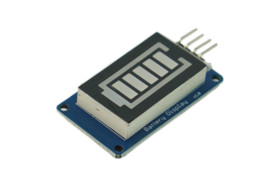 LED Battery Capacity Indicator Module (3.3V-5.5V, 8 Levels)