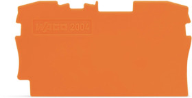 End/Intermediate plate for terminal block, 2004-1292