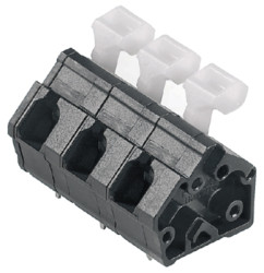 PCB terminal, 5 pole, pitch 7.5 mm, AWG 26-14, 15 A, spring-clamp connection, black, 1952710000