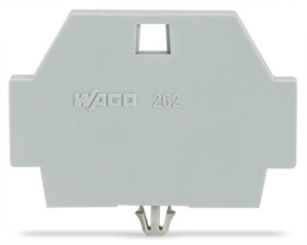 Ścianka koncowa Płytka końcowa WAGO Bloki zacisków do montażu na szynie Mocowanie szynowe
