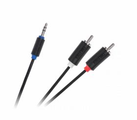 Przyłącze Jack 3.5 stereo - 2xRCA - 5m