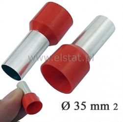 Końcówka rurkowa izolowana 35 L= 18mm