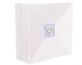 Oprawa awaryjna LOVATO II LED 2W (opt. universal) 240lm 3h jednozadaniowa biała LV2U/2W/C/3/SE/X/WH