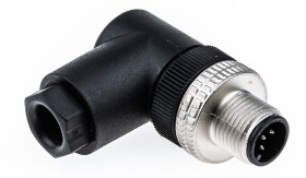 Złącze wielostykowe przemysłowe 5-pinowe M12 Montaż na kablu Wtyczka Hirschmann