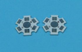 BAZA ALU 1xLED RGB 4-PIN 20mm