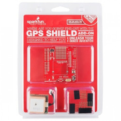 GPS Shield - zestaw z odbiornikiem GPS EM-506 dla Arduino
