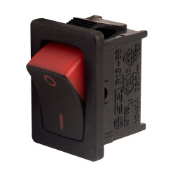 SCI R13-66A3 RED SPST Red &#x27;visible On&#x27; Rocker Switch
