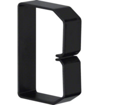 tehalit.BA6 Klamra do przewodów 60x80 czarny B600803 HAGER