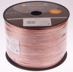 Przewód głośnikowy CCA 2x2,50 ECa LB0009 LIBOX /100m/