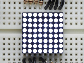 Adafruit Miniature Ultra-Bright 8x8 White LED Matrix