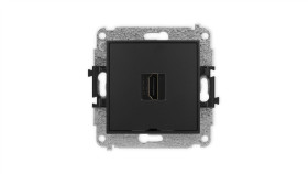 Icon Mechanizm Gniazda Pojedynczego Hdmi 2.0, Bez Pola Opisowego Czarny Mat...