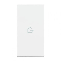 LIVING NOW MY HOME klawisz z symbolem wyjście 2mod. biały KW01MH2GEN