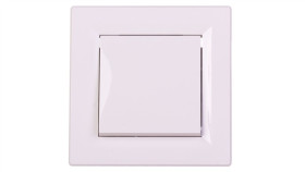 Łącznik Asfora Pojedynczy Biały Z Ramką Eph0100121