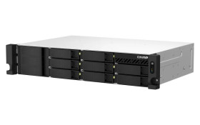QNAP TS-873AeU-RP-4G 8-zatokowy płytki serwer NAS, AMD Ryzen, 4GB RAM, 2x 2,5GbE RJ-45, RP, RACK