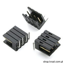 826468-4 4Pin Connector 45 THT AMP