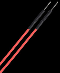 Flexible jumpers, 15 cm, plug/plug, red