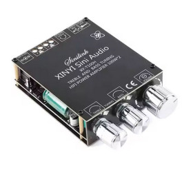 WZMACNIACZ STEREO 2x100W BLUETOOTH USB 5-24V TPA3116D2 XY-T100H (AMP-82135)