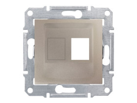 SEDNA Płytka czołowa 1xRJ45 do AMP,MOLEX, KELINE satyna SDN4300668 SCHNEIDER ELECTRIC