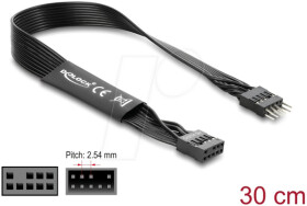 86052 HD Audio Flat Cable Motherboard Extension Cable 9 pin pin header
