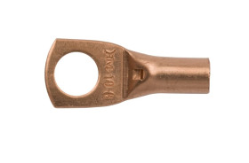 Końcówka oczkowa rurowa 10/M8 miedź niecynowana KN10F8