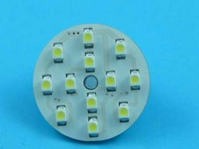 MODUŁ 12V 12xLED PLCC-2 FI 32mm WW