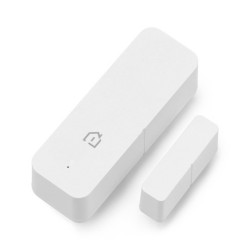 Czujnik otwarcia drzwi/okna SM01-DS01 - kontaktron - Tuya Smart Home WiFi 2,4 GHz - Lanberg - biały