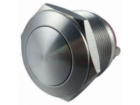 Przełącznik wciskany 18mm okrągły chwilowy zwierny wypukły na...