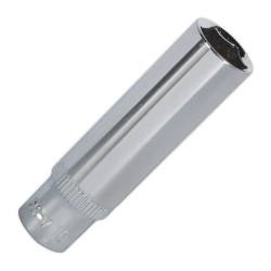 Sealey SP1410D Walldrive&#xAE; Socket 10mm Deep 1/4&quot;sq Drive Fully Polished
