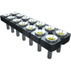 Samtec Gniazdo PCB SDL 10 -pinowe 2-rzędowe raster: 2.54 mm Otwór przelotowy Taśma z gniazdami Lutowie Prosty