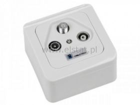 Gniazdo ab. TV- SAT- R ( przelotowe )