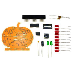Halloween PumpkinPi Soldering Kit for Raspberry Pi (555 Timer) [Discontinued]